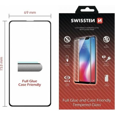 Swissten ochranné sklo CASE FRIENDLY pro Samsung S20 FE – černé 8595217474307 – Zboží Živě