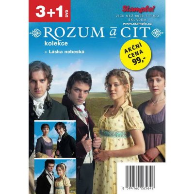 Kolekce Rozum a cit - 3+1 DVD