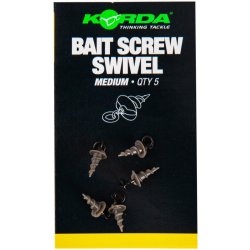 Korda Vrtáček Micro Ring Swivel Bait Screw Medium 5 ks