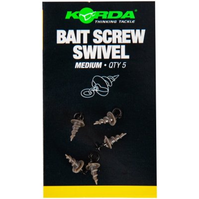 Korda Vrtáček Micro Ring Swivel Bait Screw Medium 5 ks – Hledejceny.cz