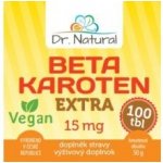 Dr. Natural Betakaroten extra 15 MG 100 tablet – Hledejceny.cz