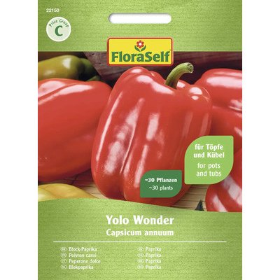 Paprika Yolo Wonder FloraSelf – Zboží Dáma