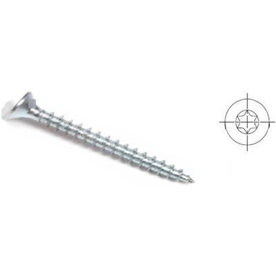 Strong Vrut zápustná hlava TX zinek bílý 3,5, x 30 mm T15 (1000 ks) – Hledejceny.cz