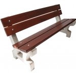 HTI Betonová lavička Klasik KA-B1006 150 cm klasické hladký – Sleviste.cz