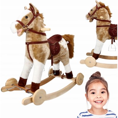 Cuddle & Love houpací koník mustang s melodií béžový – Zboží Dáma
