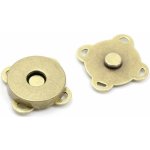 Pro Háčkování Magnetické zapínání 18 mm, staromosaz – Zboží Dáma