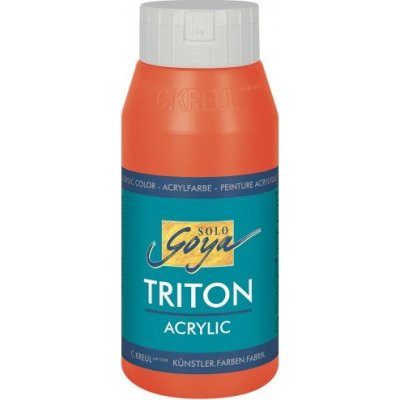 Akrylová barva TRITON SOLO GOYA 750 ml červená