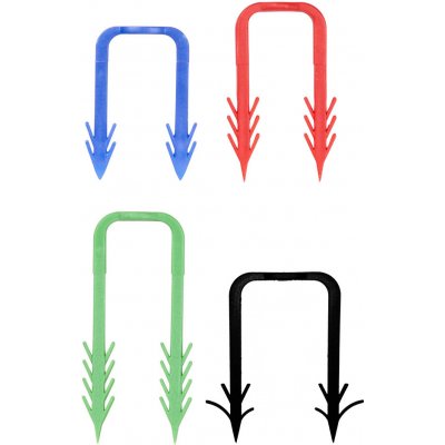 Spona pro přichycení hadic a lišt Giacomini, červená - 50mm – Sleviste.cz