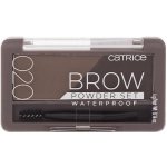 Catrice Brow Powder Set Waterproof set na obočí voděodolný 020 Ash Brown 4 g – Zboží Dáma