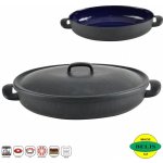 BELIS Smaltovaný oválný pekáč s poklicí nízký 32 x 24 x 7 cm 5 l BSE 97232-67B00005 – Zboží Mobilmania