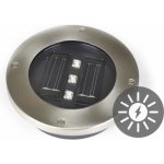 Solární zahradní vestavěné svítidlo Garth se 3 LED diodami – Hledejceny.cz