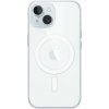 Pouzdro a kryt na mobilní telefon Apple Apple Clear Case silikonové s MagSafe Apple iPhone 15 čiré MT203ZM/A