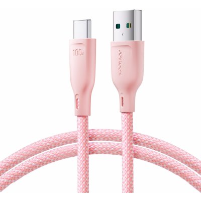 Joyroom SA34-AC6 USB - USB-C, 1m, růžový – Zbozi.Blesk.cz