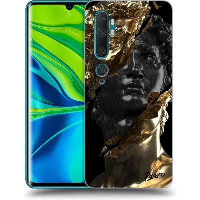 Pouzdro Picasee silikonové Xiaomi Mi Note 10 Pro - Black Gold černé – Zboží Mobilmania