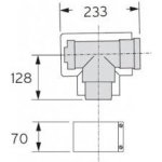 Vaillant koleno odkouření koaxiální s revizním otvorem 87° 80/125 mm 303217 – Zboží Dáma