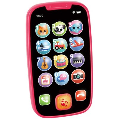Bo Jungle Mobilní telefon B-My First Smart Phone červený 1 ks – Zboží Mobilmania