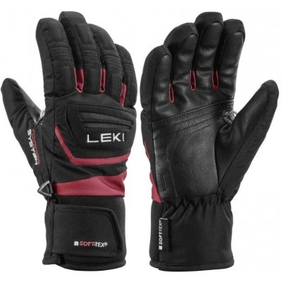 Leki Griffin 3D Junior dětské lyžařské rukavice černá/růžová – Zbozi.Blesk.cz