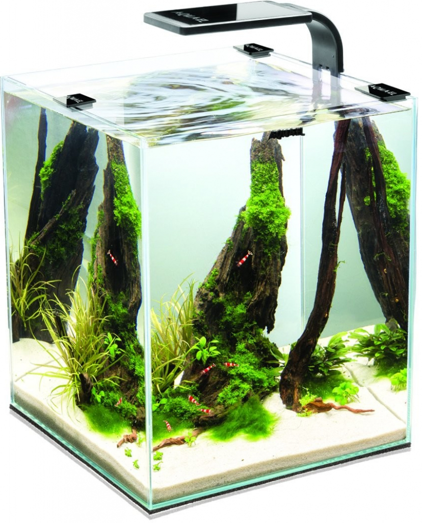 Aquael Shrimp Smart akvarijní set černý 29 x 29 x 35 cm, 30 l
