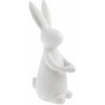 Storefactory Velikonoční dekorace IDA Bunny 13 cm, bílá barva, porcelán – Hledejceny.cz