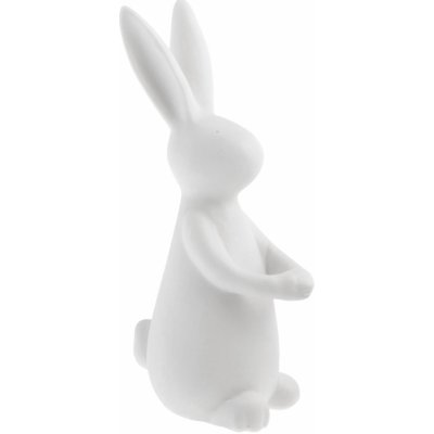 Storefactory Velikonoční dekorace IDA Bunny 13 cm, bílá barva, porcelán – Hledejceny.cz