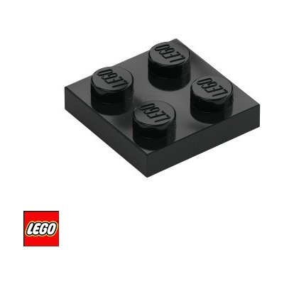 LEGO® 3022 Podložka 2x2 Černá – Hledejceny.cz