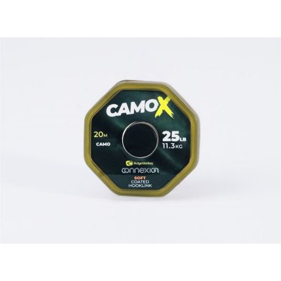 RidgeMonkey šňůra Connexion CamoX Soft Coated Hooklink 20m 25lb – Zboží Dáma