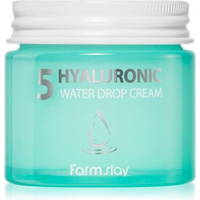 Farmstay Hyaluronic Water Drop Cream pleťový krém s kyselinou hyaluronovou 80 ml – Zboží Mobilmania