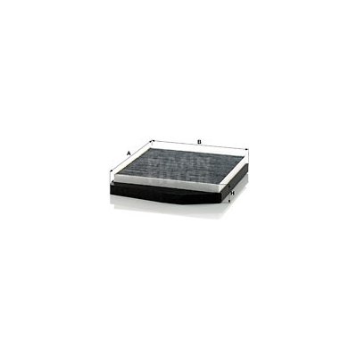 Filtr, vzduch v interiéru MANN-FILTER CUK 2855/1 (CUK2855/1) – Hledejceny.cz