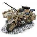 Italeri German Military Motorcycle with Sidecar 1:9