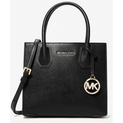 Michael Kors dámská kožená kabelka crossbody Mercer černá – Zboží Mobilmania