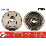 Brzdový buben TRW DB4266 - HYUNDAI ATOS