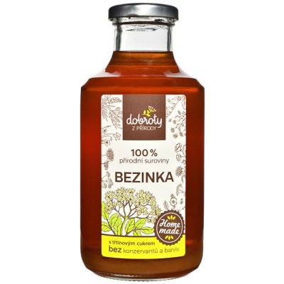 Dobroty z přírody Domácí bylinný sirup Bezinka 0,5 l – Zboží Mobilmania