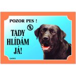 Dafiko Tabulka labradorský retriever černý – Zboží Mobilmania
