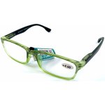 Berkeley Čtecí dioptrické brýle plast zelené, černé proužky MC2248 – Sleviste.cz