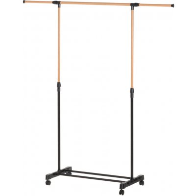 4Living Mobilní věšák na šaty CASCIA 43 x 145 x 160 cm kovový černá – Sleviste.cz