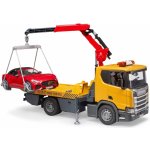 Bruder 3552 Odtahové vozidlo Scania Super 560R se světelným a zvukovým modulem a Bruder Roadster – Zboží Dáma
