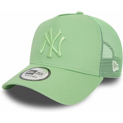 New Era 9FORTY AFRAME TRUCKER MLB TONAL MESH New York Yankees K zelená 60357925 – Zboží Mobilmania