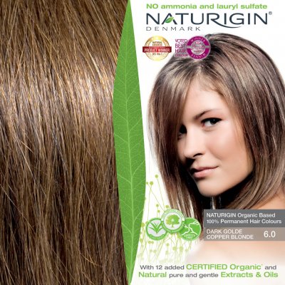 Naturigin barva na vlasy DARK GOLDEN COPPER 6,0