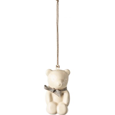 Vánoční plechová ozdoba Teddy Off White Blue Maileg – Zbozi.Blesk.cz