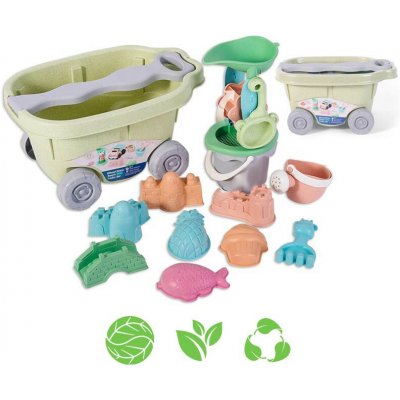OEM - WOOPIE GREEN Písková sada s vozíkem 13 ks – Sleviste.cz