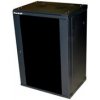 Anténní držák XtendLan WS-15U-64-BLACK-P Rozvaděč, 19", na stěnu, jednodílný, výška 15U, 600 x 450, dveře prosklené, černý WS-15U-64-BLACK-P