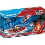 Playmobil 70335 Hasiči s člunem a helikoptérou – Zboží Mobilmania