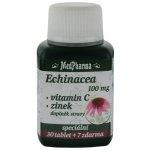 MedPharma Echinacea 100 mg + vit.C + zinek 37 tablet – Zboží Mobilmania