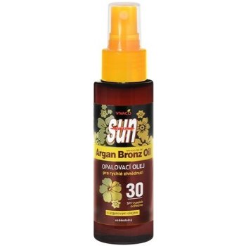 Vivaco Sun opalovací olej s Bio-arganovým olejem SPF30 100 ml