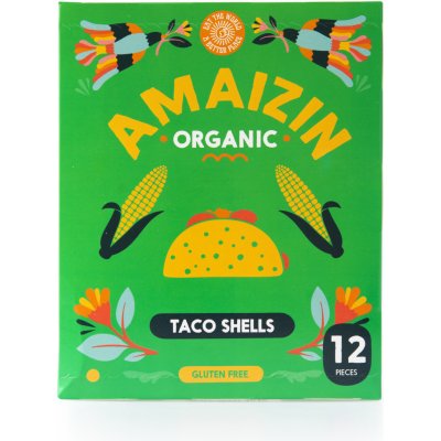 Amaizin bio Tortilly kukuřičné taco shell 150 g – Zboží Dáma