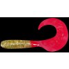 Návnada a nástraha Relax Twister Standard 4cm CLEAR-GOLD GLITTER RED 5ks