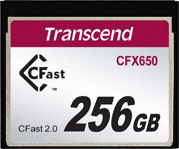 Transcend CFast 2.0 CFX650 256 GB TS256GCFX650