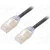 síťový kabel Panduit STP28X5MBL Patch, F/UTP,TX6A-28™, 6a, drát, Cu, LSZH, 5m, černý