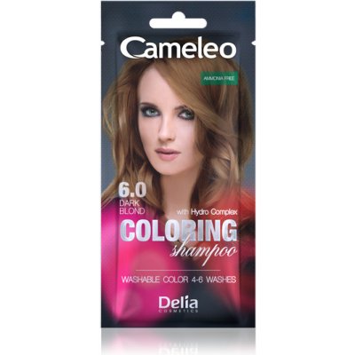 Delia Cameleo No1 barevný šampon 6.0 tmavý Blond 40 ml od 27 Kč - Heureka.cz