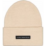 Alpha Industries Čepice Rubber Logo Beanie Organic Beige – Hledejceny.cz